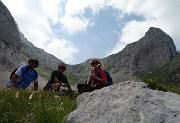 66 Vista indietro verso anticima est e Passo di Corna Piana
